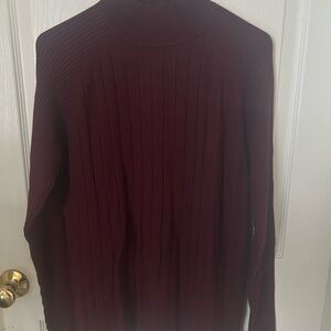 Claiborne Women’s Dark wine/burgundy Turtleneck Sweater